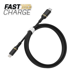 OtterBox Cable USB C-Lightning 1M USB-PD, black