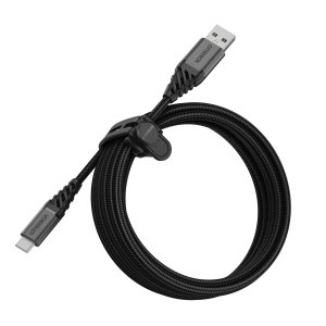 OtterBox Premium Cable USB A-C 3M, black