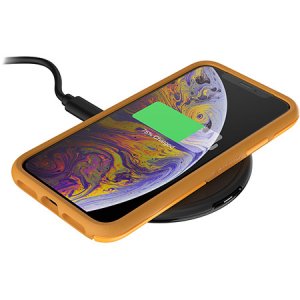 OtterBox Wireless Charging Pad 10W + UK Wall Charger 18W + USB A-Micro USB Cable, black