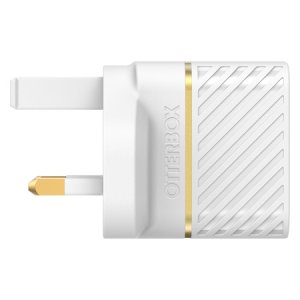 OtterBox UK Wall Charger 20W - 1X USB-C 20W USB-PD, Cloud Dust White