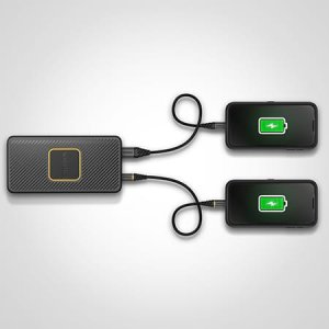 OtterBox Fast Charge Qi Wireless 10000 mAh Wireless charging Black