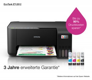 Epson EcoTank ET-2812 Inkjet A4 5760 x 1440 DPI 33 ppm Wi-Fi