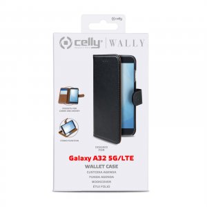 Celly WALLY946 mobile phone case 16.5 cm (6.5") Folio Black