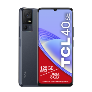 TCL 40 SE 17.1 cm (6.75″) Dual SIM Android 13 4G USB Type-C 4 GB 128 GB 5010 mAh Grey