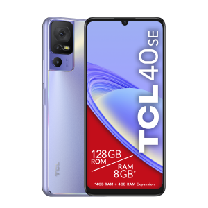 TCL 40 SE 17.1 cm (6.75″) Dual SIM Android 13 4G USB Type-C 4 GB 128 GB 5010 mAh Purple