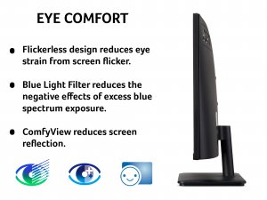 Acer ED0 ED270RPbiipx 27 inch FHD Curved Monitor (VA Panel, FreeSync, 165Hz, 5ms, DP, HDMI, Black)