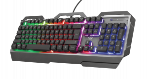 Trust GXT 856 Torac keyboard USB QWERTY UK English Black