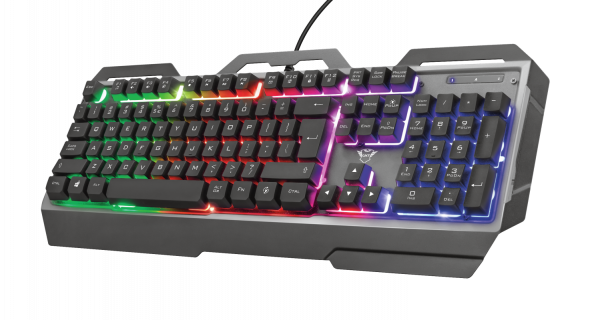 Trust GXT 856 Torac keyboard USB QWERTY UK English Black