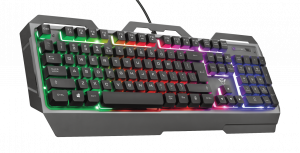 Trust GXT 856 Torac keyboard USB QWERTY UK English Black