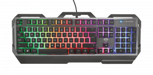 Trust GXT 856 Torac keyboard USB QWERTY UK English Black