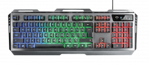 Trust GXT 845 Tural keyboard Mouse included USB QWERTY UK English Black