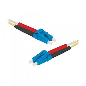 Connect 392355 fibre optic cable 10 m 2x LC OS2 Yellow