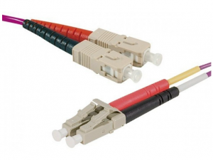 Tecline 392787 fibre optic cable 15 m LC OM4 Violet
