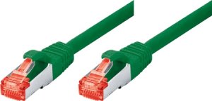 Tecline S/FTP Cat6, 5m networking cable Green S/FTP (S-STP)