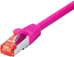 Tecline 10m RJ-45 S/FTP Cat6 networking cable Magenta S/FTP (S-STP)