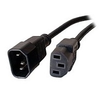 Dexlan 808040 power cable Black 1.8 m C14 coupler C13 coupler