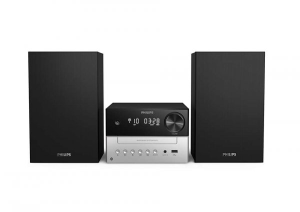 Philips TAM3205 Home audio micro system 18 W Black, Silver