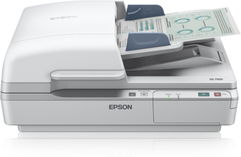 Epson WorkForce DS-7500 Flatbed & ADF scanner 600 x 2400 DPI A4 White