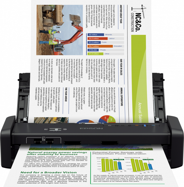 Epson WorkForce DS-360W ADF scanner 600 x 600 DPI A4 Black