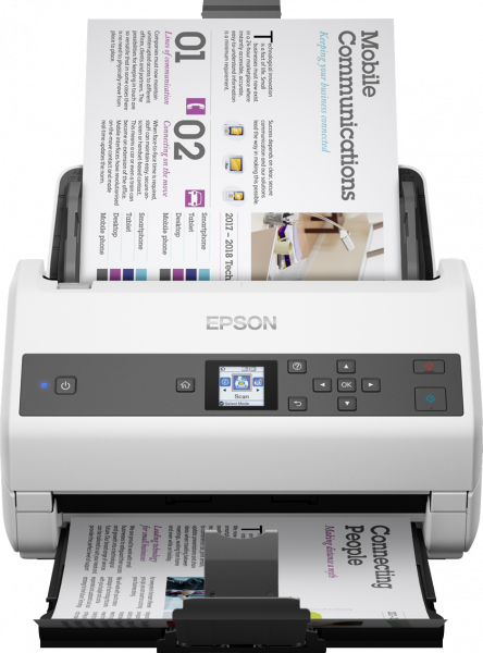 Epson WorkForce DS-870 Sheet-fed scanner 600 x 600 DPI A4 Black, White