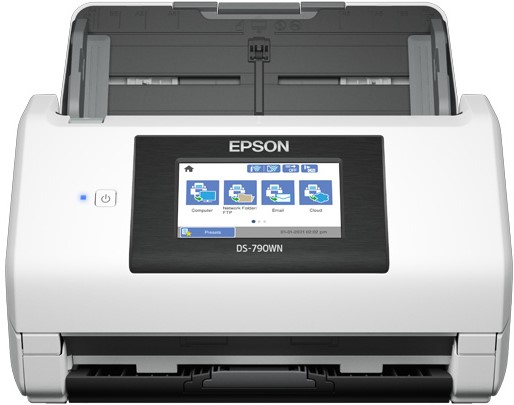 Epson WorkForce DS-790WN Sheet-fed scanner 600 x 600 DPI A4 Black, White