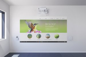 Epson EB-1485Fi data projector Ultra short throw projector 5000 ANSI lumens 3LCD 1080p (1920x1080) White