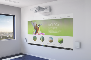 Epson EB-1485Fi data projector Ultra short throw projector 5000 ANSI lumens 3LCD 1080p (1920x1080) White