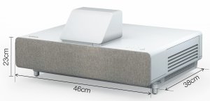 Epson Home Cinema EH-LS500W data projector Ultra short throw projector 4000 ANSI lumens 3LCD 2160p (3840x2160) 3D White