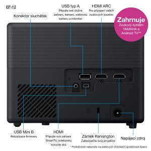 Epson EF-12 data projector Standard throw projector 1000 ANSI lumens 3LCD 1080p (1920x1080) Black