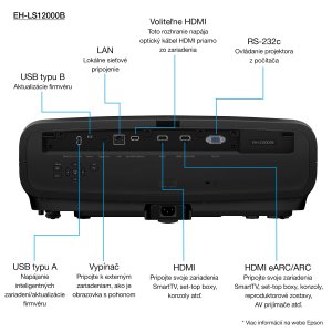 Epson V11HA47040 data projector Standard throw projector 2700 ANSI lumens 3LCD 2160p (3840x2160) Black