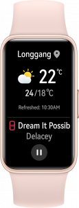 Huawei Band 8 AMOLED Wristband activity tracker 3.73 cm (1.47″) Black, Pink