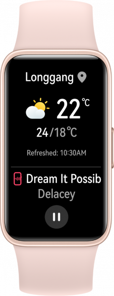 Huawei Band 8 AMOLED Wristband activity tracker 3.73 cm (1.47") Black, Pink