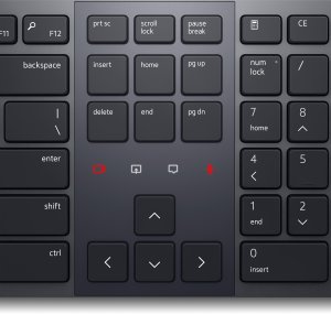 DELL KB900 keyboard RF Wireless + Bluetooth QWERTY UK English Graphite