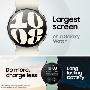 Samsung Galaxy Watch6 SM-R930NZKAEUA smartwatch / sport watch 3.3 cm (1.3") OLED 40 mm Digital 432 x 432 pixels Touchscreen Graphite Wi-Fi GPS (satellite)