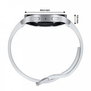 Samsung Galaxy Watch6 SM-R940NZSAEUA smartwatch / sport watch 3.81 cm (1.5") OLED 44 mm Digital 480 x 480 pixels Touchscreen Graphite Wi-Fi GPS (satellite)