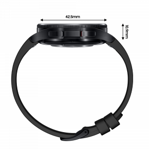 Samsung Galaxy Watch6 Classic SM-R950NZKAEUA smartwatch / sport watch 3.3 cm (1.3") OLED 43 mm Digital 432 x 432 pixels Touchscreen Black Wi-Fi GPS (satellite)