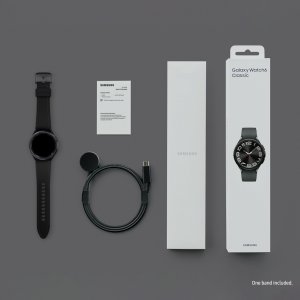 Samsung Galaxy Watch6 Classic SM-R950NZKAEUA smartwatch / sport watch 3.3 cm (1.3") OLED 43 mm Digital 432 x 432 pixels Touchscreen Black Wi-Fi GPS (satellite)