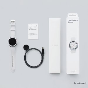 Samsung Galaxy Watch6 Classic SM-R960NZSAEUA smartwatch / sport watch 3.81 cm (1.5") OLED 47 mm Digital 480 x 480 pixels Touchscreen Black Wi-Fi GPS (satellite)