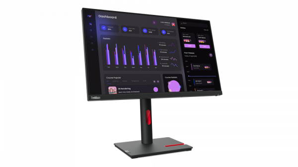Lenovo ThinkVision T24i-30 LED display 60.5 cm (23.8") 1920 x 1080 pixels Full HD Black