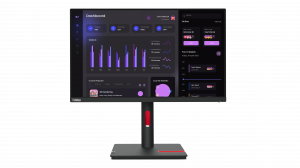 Lenovo ThinkVision T24i-30 LED display 60.5 cm (23.8″) 1920 x 1080 pixels Full HD Black