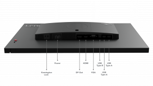 Lenovo ThinkVision T24i-30 LED display 60.5 cm (23.8") 1920 x 1080 pixels Full HD Black