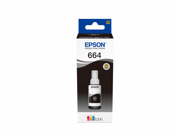 Epson 664 Ecotank Black ink bottle (70ml)