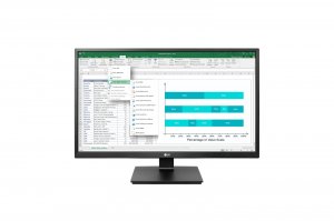 LG 24BK55YP-I computer monitor 61 cm (24″) 1920 x 1080 pixels Full HD LED Black