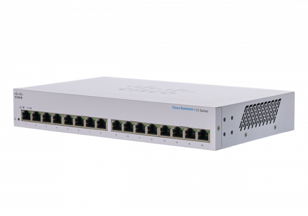 Cisco Business CBS110-16T-D Unmanaged Switch | 16 Port GE | Limited Lifetime Protection (CBS110-16T-D)