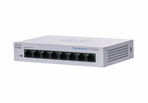 Cisco Business CBS110-8T-D Unmanaged Switch | 8 Port GE | Desktop | Ext PS | Limited Lifetime Protection (CBS110-8T-D)