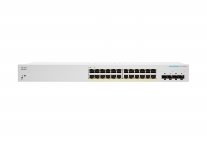Cisco Business CBS220-24FP-4G Smart Switch | 24 Port GE | Full PoE | 4x1G SFP | 3-Year Limited Hardware Warranty (CBS220-24FP-4G-UK)
