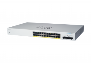 Cisco Business CBS220-24FP-4X Smart Switch | 24 Port GE | Full PoE | 4x10G SFP+ | 3-Year Limited Hardware Warranty (CBS220-24FP-4X-UK)