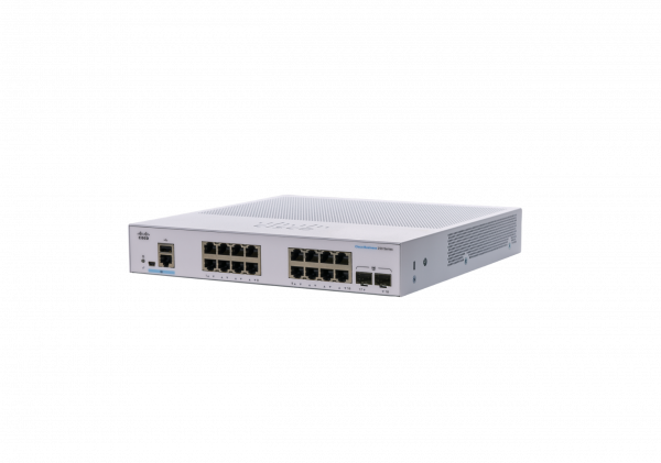 Cisco Business CBS250-16T-2G Smart Switch | 16 Port GE | 2x1G SFP | Limited Lifetime Protection (CBS250-16T-2G)