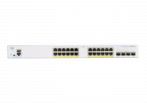 Cisco Business CBS250-24FP-4G Smart Switch | 24 Port GE | Full PoE | 4x1G SFP | Limited Lifetime Protection (CBS250-24FP-4G)