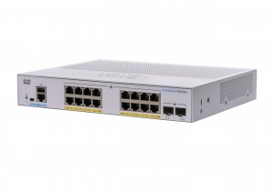 Cisco Business CBS350-16P-E-2G Managed Switch | 16 Port GE | PoE | Ext PS | 2x1G SFP | Limited Lifetime Protection (CBS350-16P-E-2G)
